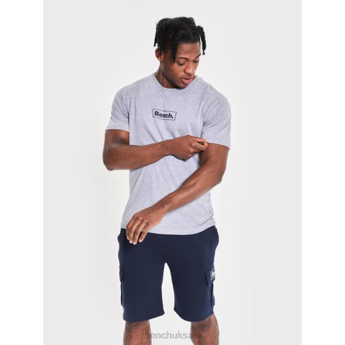 Apparel Bench Men ANGUS Sustainable T-Shirt 6H8619 Grey Marl