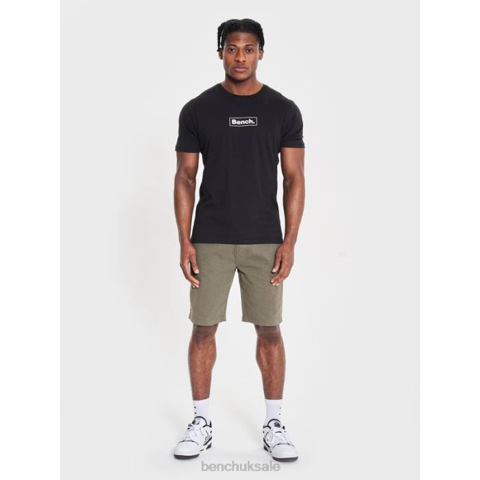 Apparel Bench Men ANGUS Sustainable T-Shirt 6H8620 Black
