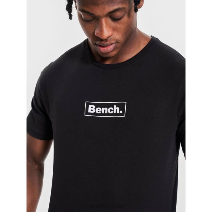 Apparel Bench Men ANGUS Sustainable T-Shirt 6H8620 Black