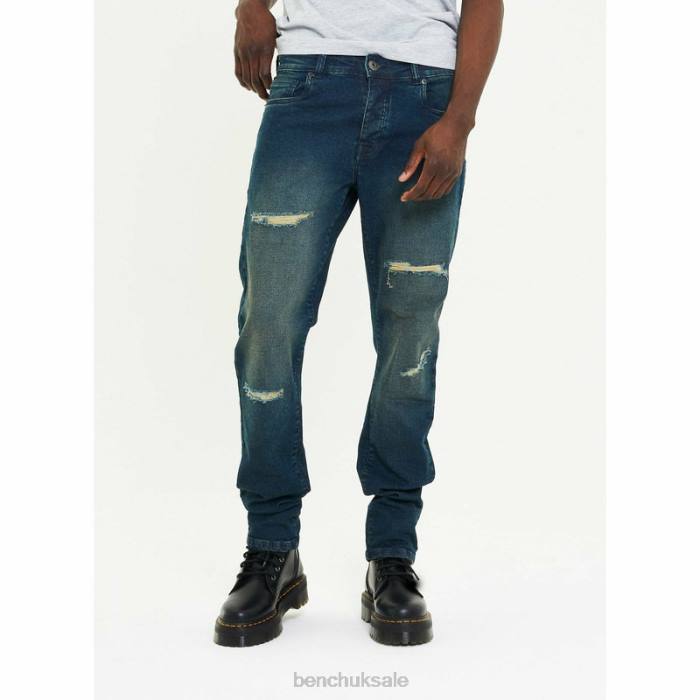 Apparel Bench Men AW-002 Slim Fit Jeans 6H8689 Faded Blue