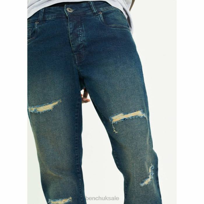 Apparel Bench Men AW-002 Slim Fit Jeans 6H8689 Faded Blue
