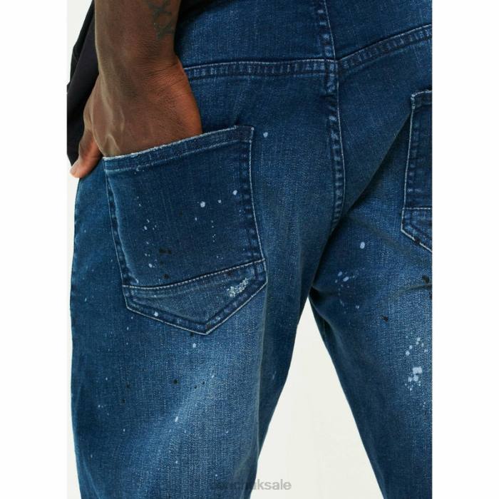 Apparel Bench Men AW-003 Slim Fit Jeans 6H8687 Mid Blue