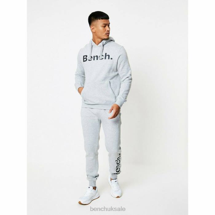 Apparel Bench Men AXEL 3pc Tracksuit Set 6H8670 Grey Marl