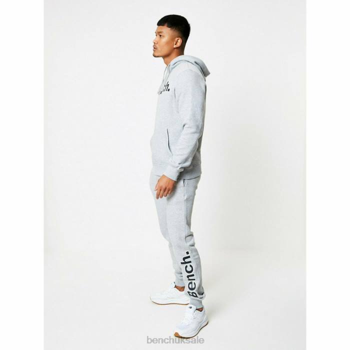 Apparel Bench Men AXEL 3pc Tracksuit Set 6H8670 Grey Marl