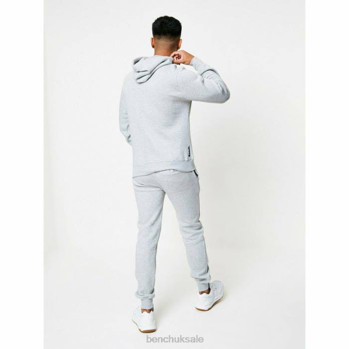 Apparel Bench Men AXEL 3pc Tracksuit Set 6H8670 Grey Marl