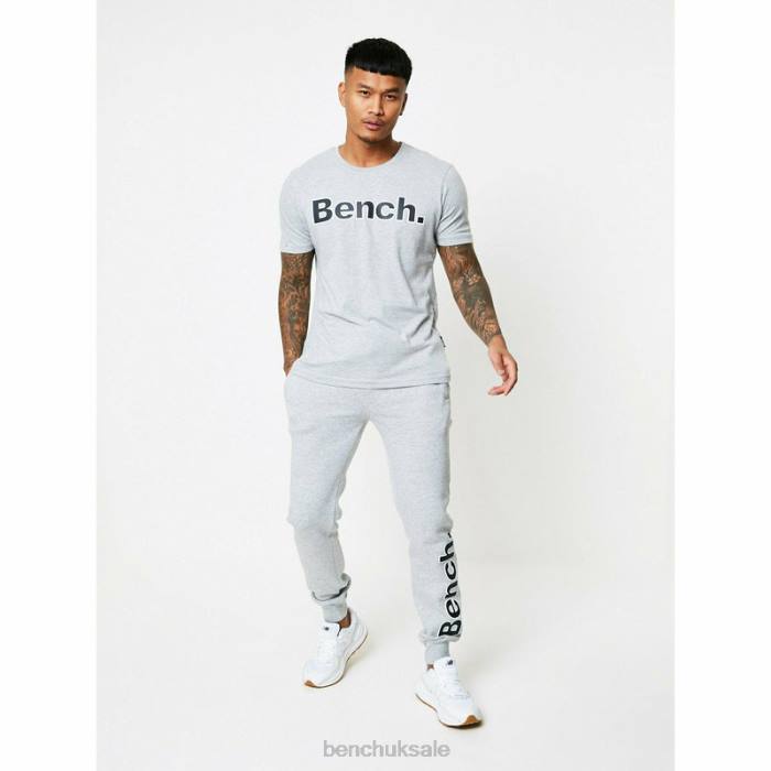 Apparel Bench Men AXEL 3pc Tracksuit Set 6H8670 Grey Marl