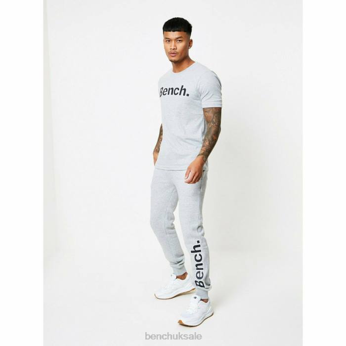 Apparel Bench Men AXEL 3pc Tracksuit Set 6H8670 Grey Marl