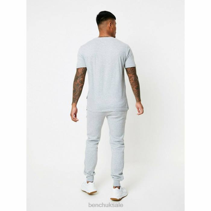 Apparel Bench Men AXEL 3pc Tracksuit Set 6H8670 Grey Marl