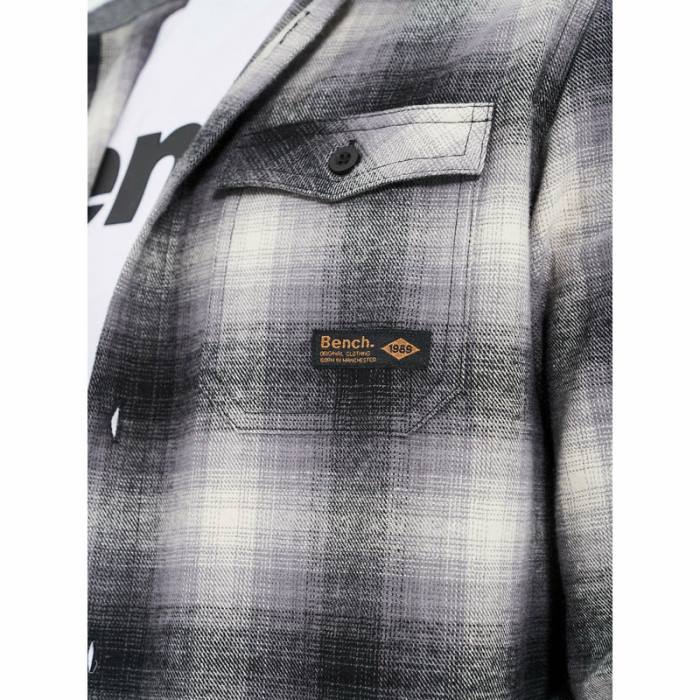 Apparel Bench Men CHEVIOT Flannel Shirt 6H8631 Shadow Check