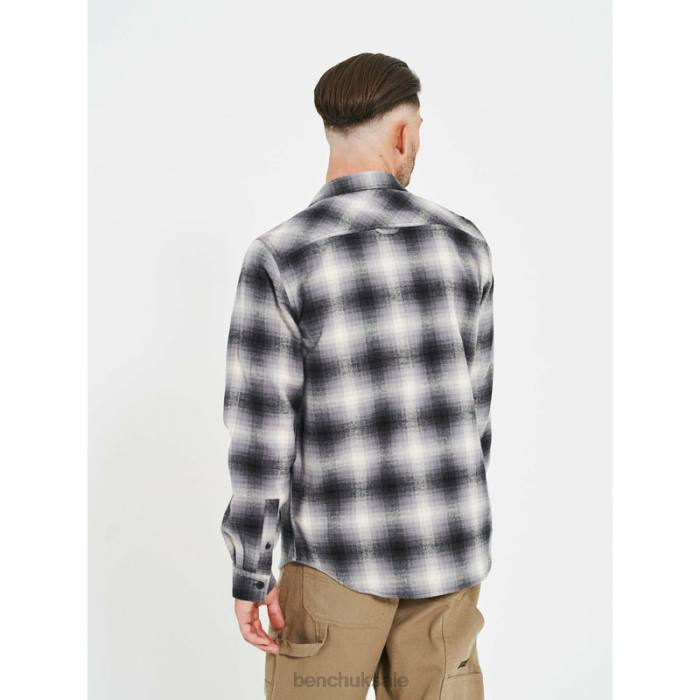 Apparel Bench Men CHEVIOT Flannel Shirt 6H8631 Shadow Check