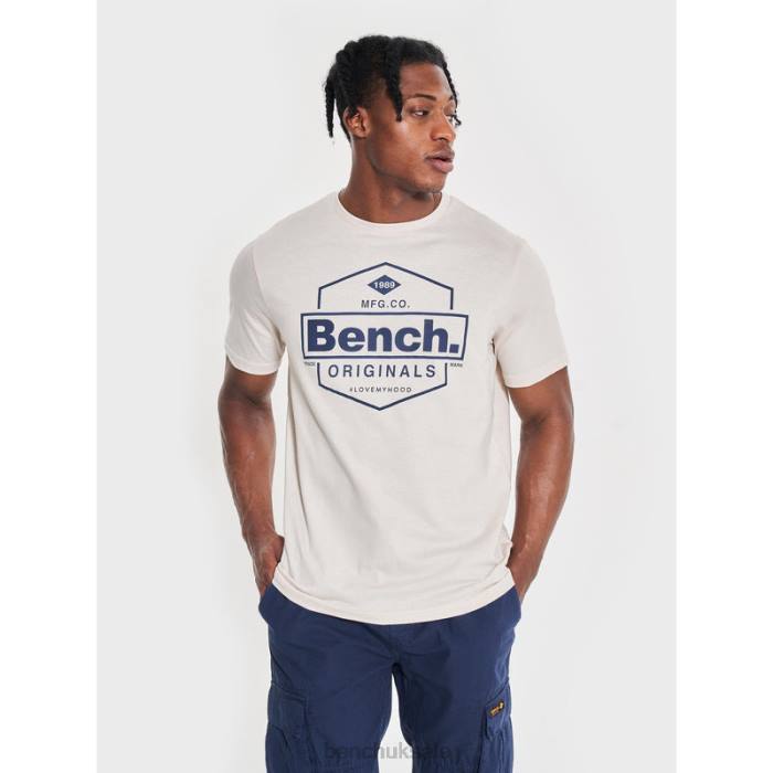 Apparel Bench Men DENZO T-Shirt 6H865 Stone
