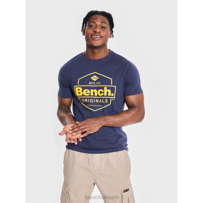 Apparel Bench Men DENZO T-Shirt 6H866 Navy
