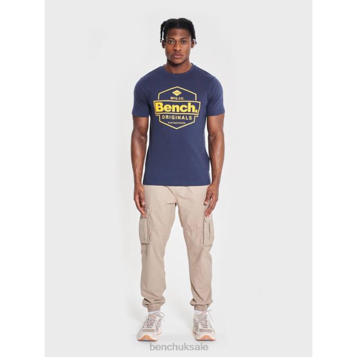 Apparel Bench Men DENZO T-Shirt 6H866 Navy
