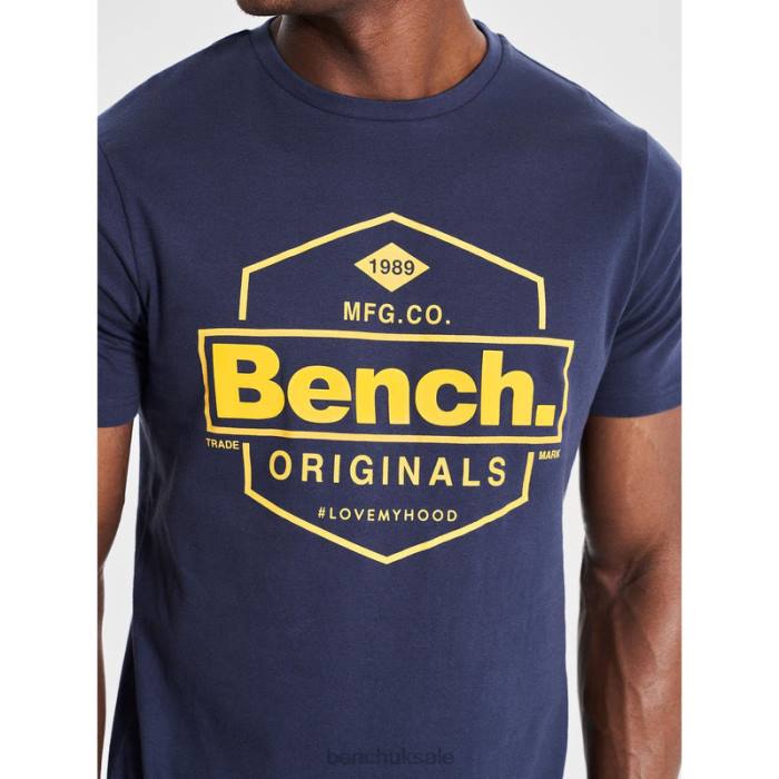 Apparel Bench Men DENZO T-Shirt 6H866 Navy