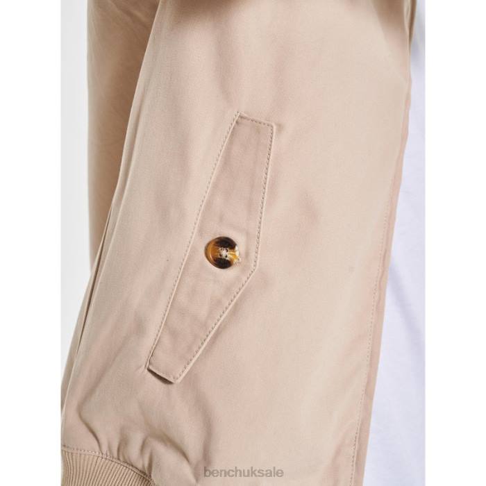 Apparel Bench Men HARRINGTON Jacket 6H8639 Stone