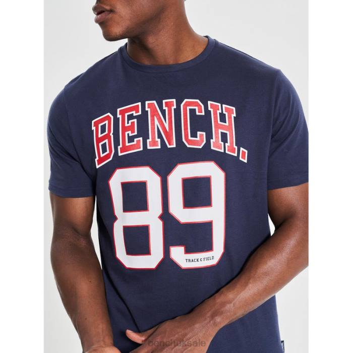 Apparel Bench Men HUTTER T-Shirt 6H8614 Navy