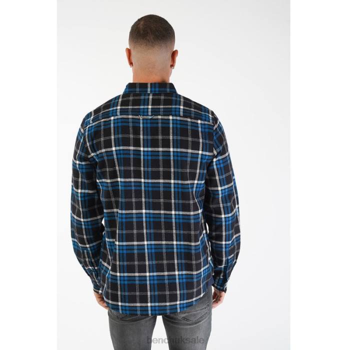 Apparel Bench Men LAUDER Flannel Shirt 6H8629 Assorted