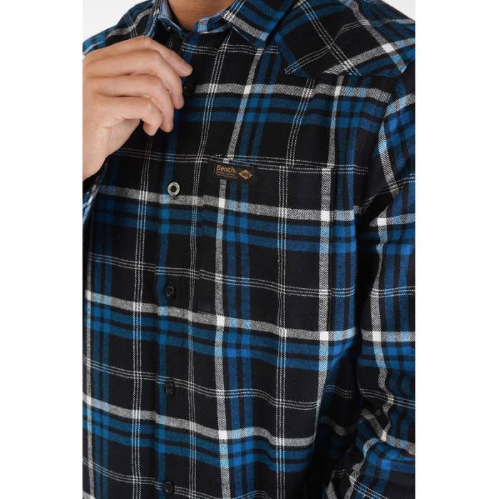 Apparel Bench Men LAUDER Flannel Shirt 6H8629 Assorted