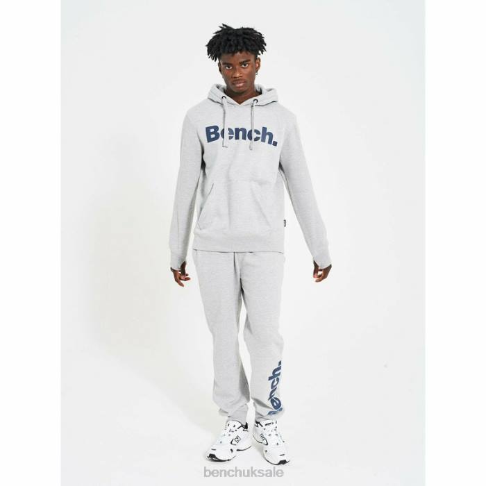 Apparel Bench Men MALLET 2pc Fleece Tracksuit 6H8667 Grey Marl