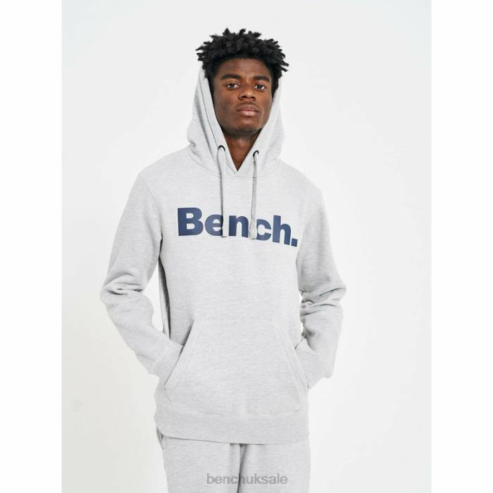 Apparel Bench Men MALLET 2pc Fleece Tracksuit 6H8667 Grey Marl