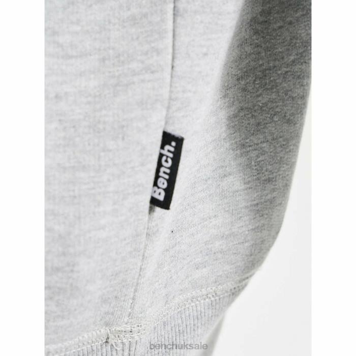 Apparel Bench Men MALLET 2pc Fleece Tracksuit 6H8667 Grey Marl