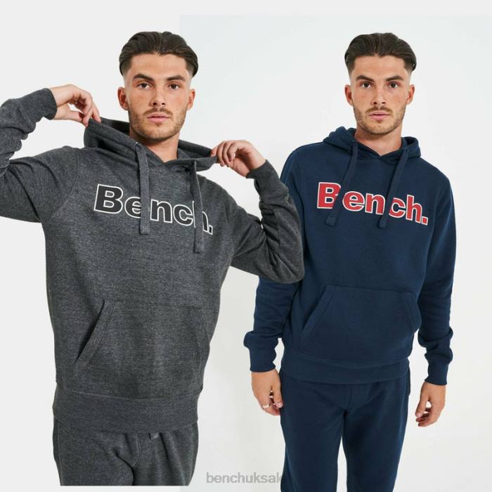 Apparel Bench Men OLLIE 2 Pack Sweat Hoodie 6H8638 Assorted