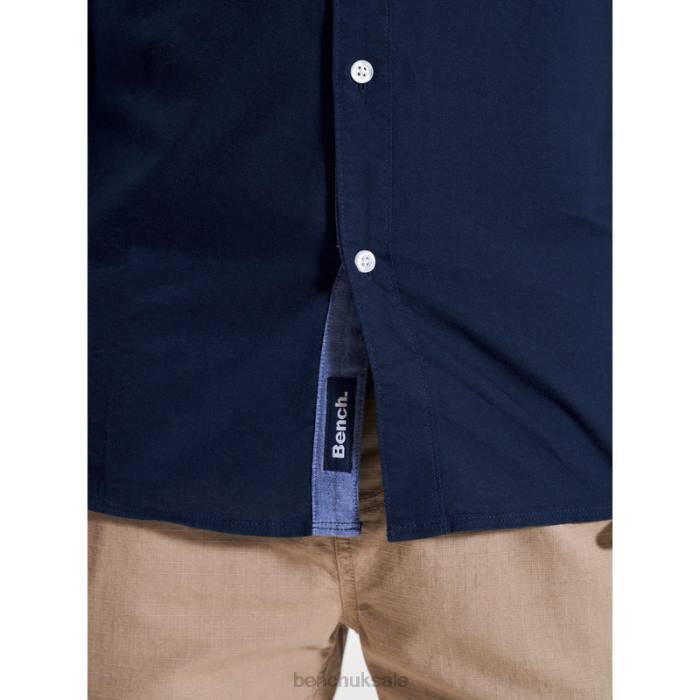 Apparel Bench Men OXFORD Long Sleeve Shirt 6H8624 Navy