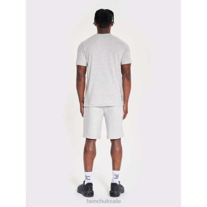 Apparel Bench Men RALDO Fleece Shorts 6H8650 Ecru Marl