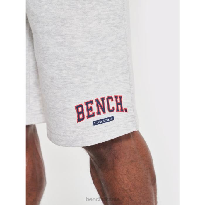 Apparel Bench Men RALDO Fleece Shorts 6H8650 Ecru Marl