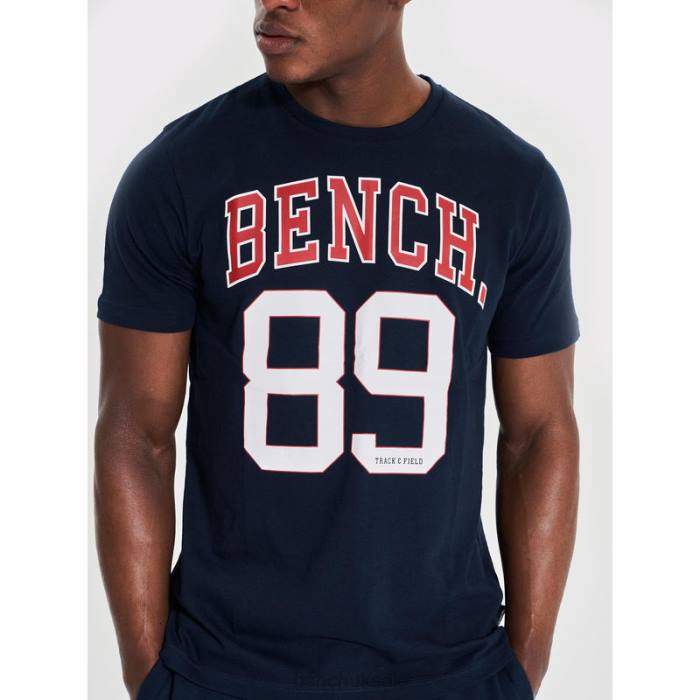 Apparel Bench Men RALHUT Shorts  T-Shirt Set 6H8664 Navy