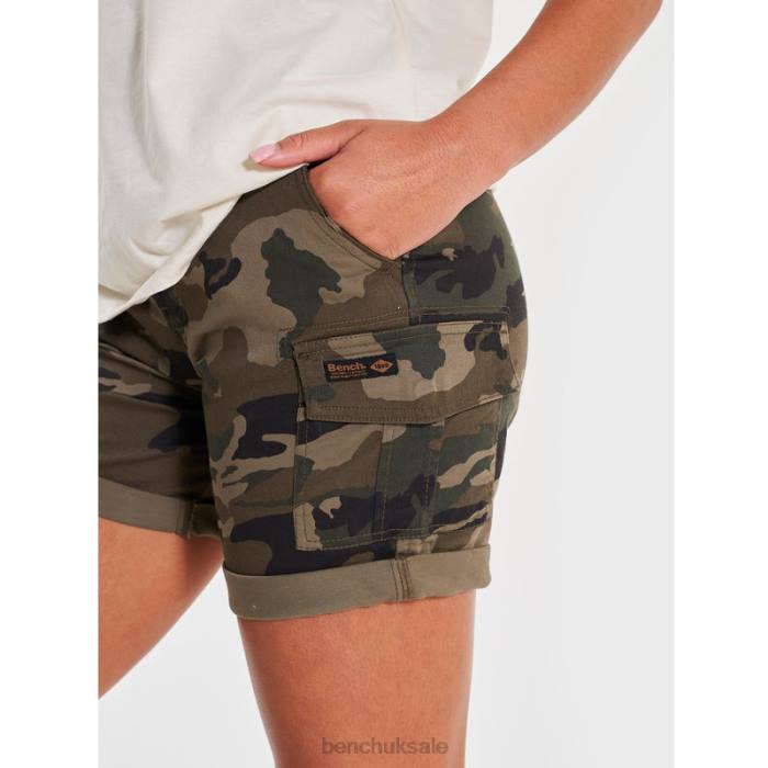 Apparel Bench Women ASHLINE Combat Shorts 6H86132 Camo
