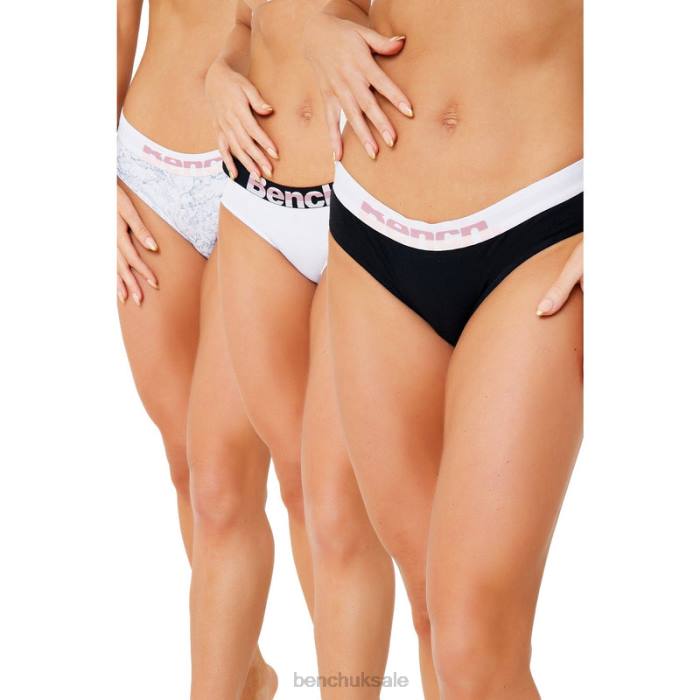 Apparel Bench Women AUDREY 3 Pack Briefs 6H86143 Assorted