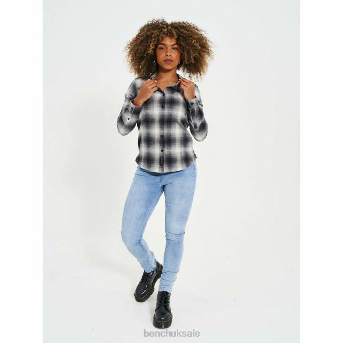 Apparel Bench Women CHEVIOTTI Flannel Shirt 6H86113 Shadow Check