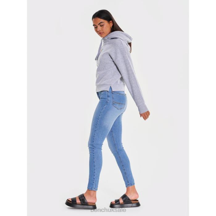 Apparel Bench Women EMALINE Sweat Hoodie 6H86103 Grey Marl