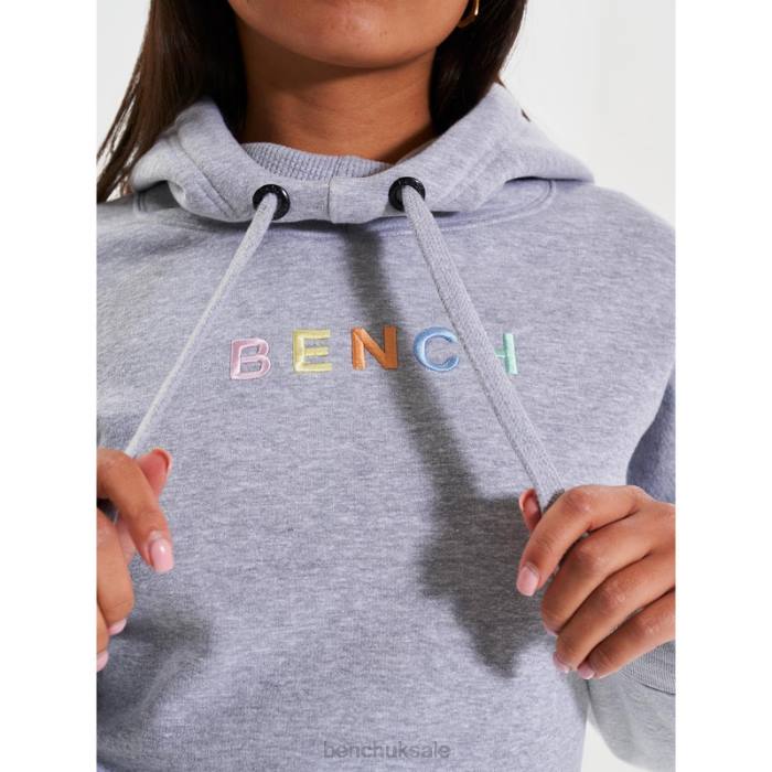 Apparel Bench Women EMALINE Sweat Hoodie 6H86103 Grey Marl