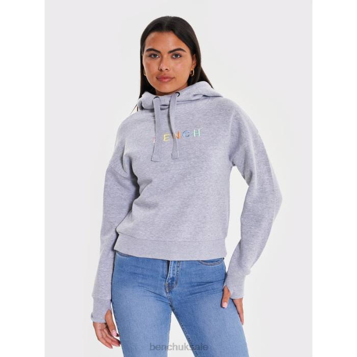 Apparel Bench Women EMALINE Sweat Hoodie 6H86103 Grey Marl