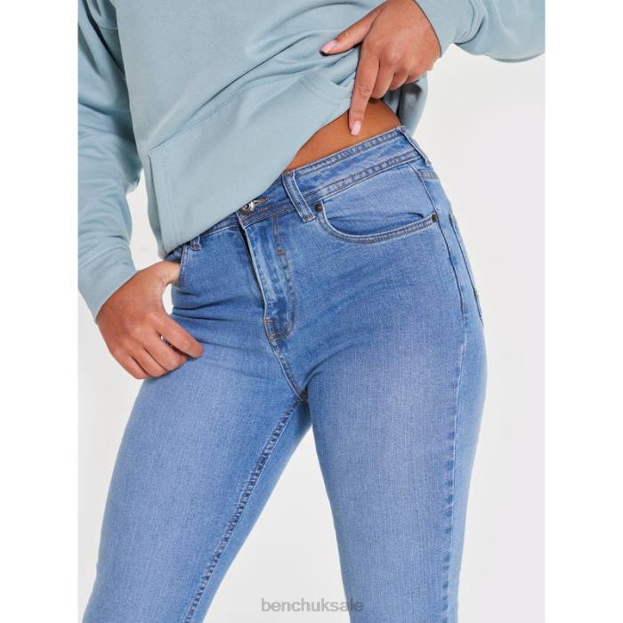 Apparel Bench Women FAYE Skinny Jeans 6H86119 Stonewash