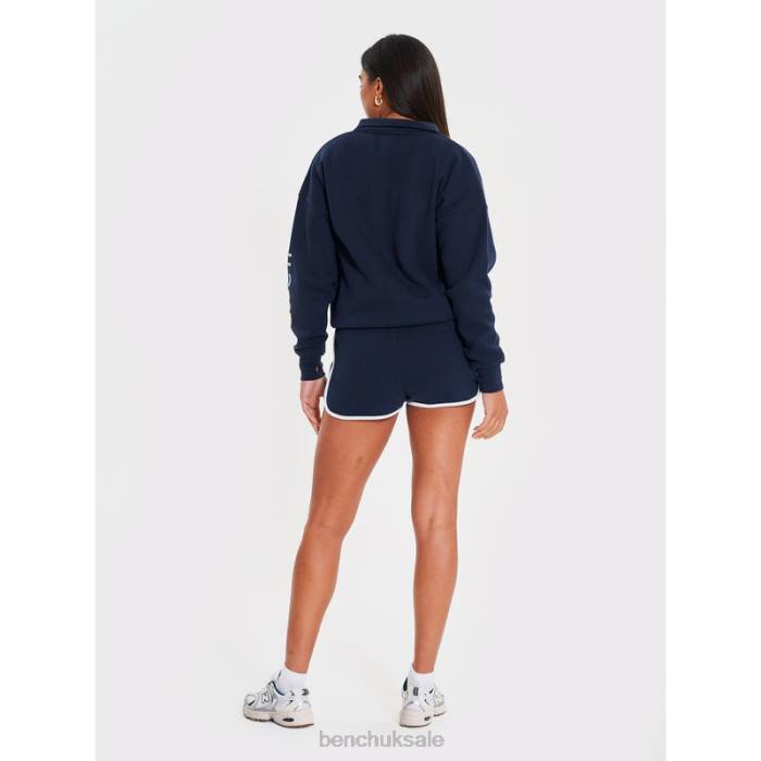 Apparel Bench Women JOBELLE Qtr Sweat Funnel 6H86101 Navy