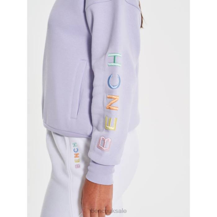 Apparel Bench Women JOBELLE Qtr Sweat Funnel 6H86104 Lilac