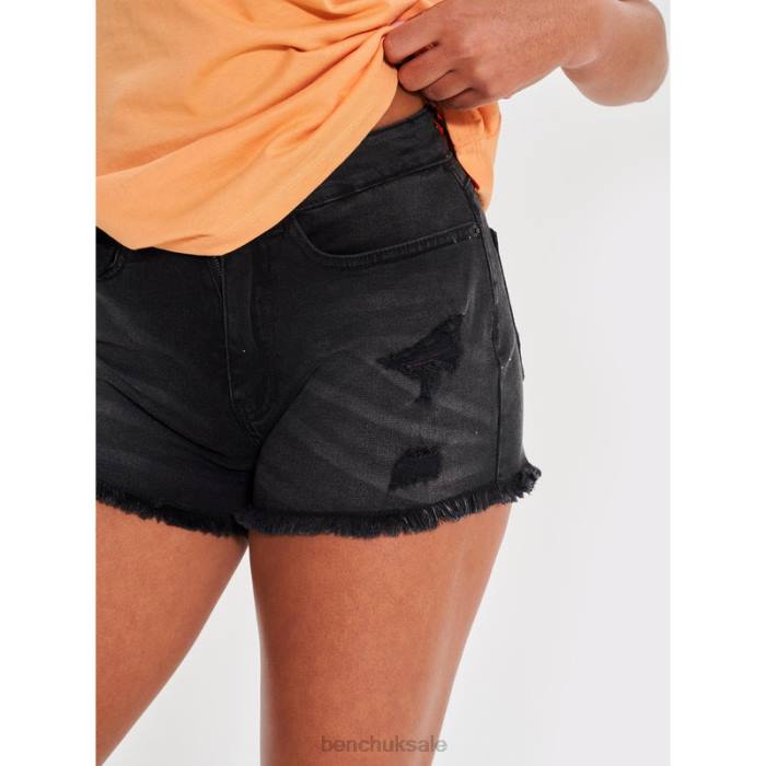 Apparel Bench Women LENA Denim Shorts 6H86141 Black