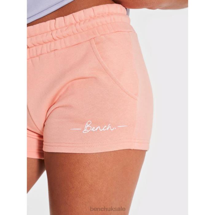 Apparel Bench Women NOVA Fleece Shorts 6H86138 Peach