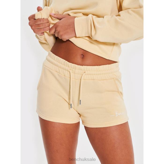 Apparel Bench Women NOVA Fleece Shorts 6H86140 Butter