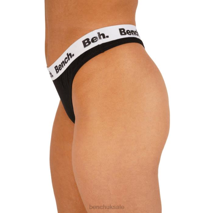 Apparel Bench Women SHANICE 3 Pack Thongs 6H86145 Black