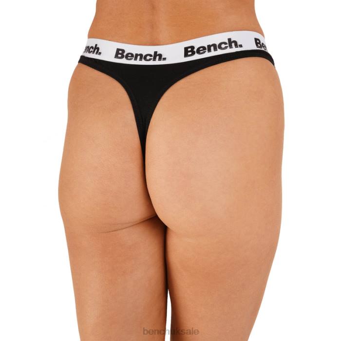 Apparel Bench Women SHANICE 3 Pack Thongs 6H86145 Black