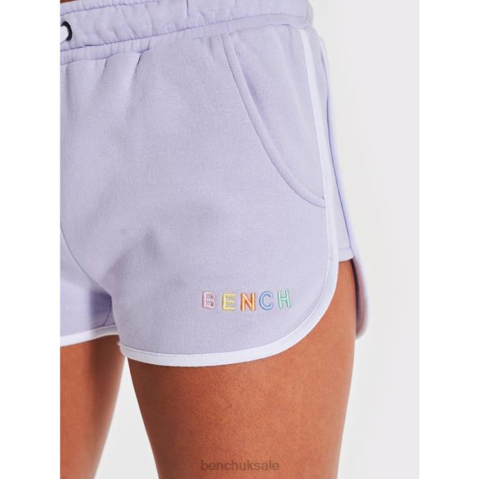 Apparel Bench Women STARLING Fleece Shorts 6H86136 Lilac