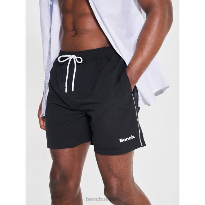Apparel Bench Men AZURE Swim Shorts 6H8645 Black