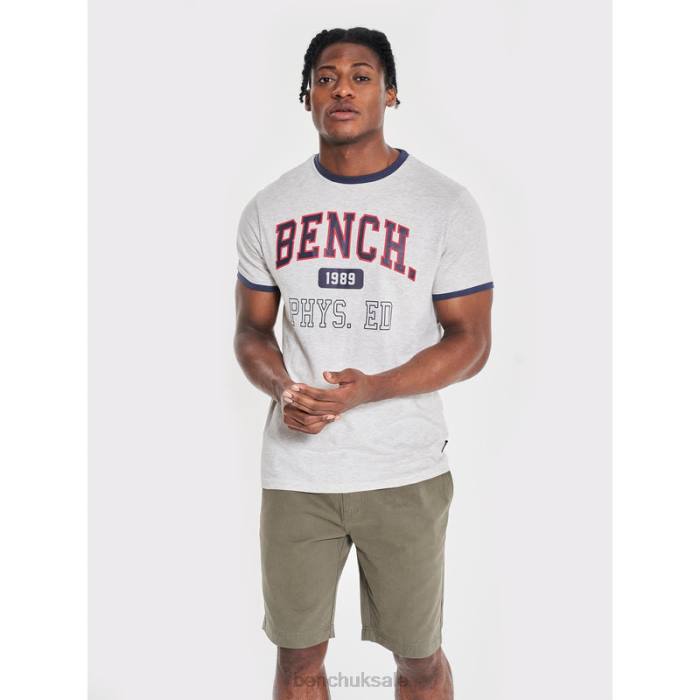 Apparel Bench Men SULLIVAN T-Shirt 6H8612 Ecru Marl