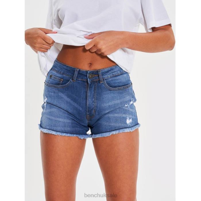Apparel Bench Women LENA Denim Shorts 6H86135 Mid Blue