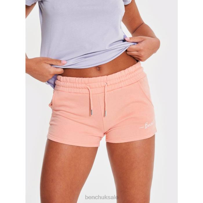 Apparel Bench Women NOVA Fleece Shorts 6H86138 Peach